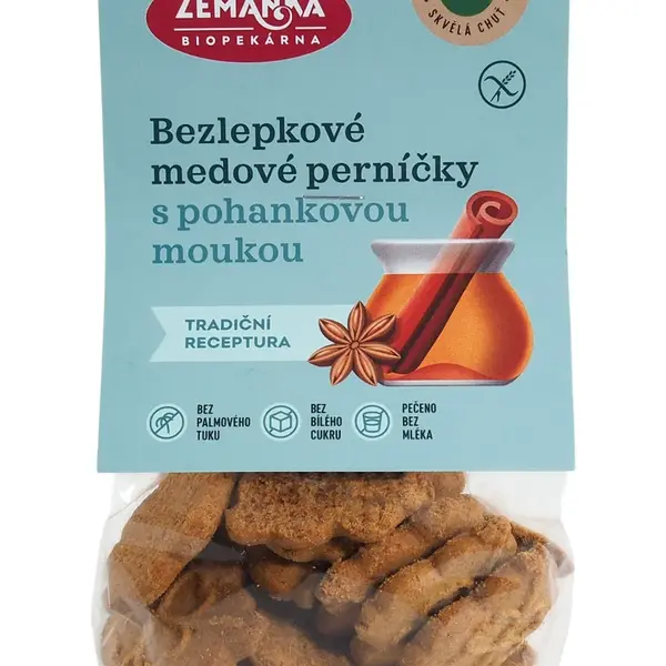 Zemanka BIO Bezlepkové pohankové perníčky 100 g