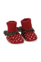 Dětské boty Konges Sløjd STRAWBERRY BOOTIES červená barva, KS103536