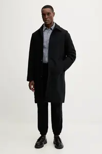 Kabát s příměsí vlny Armani Exchange