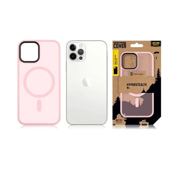 Zadní kryt Tactical MagForce Hyperstealth pro Apple iPhone 12/12 Pro, pink panther