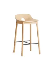 Barová židle "Mono", 65 cm, 2 varianty - Woud Varianta: dub, světlý lak