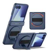 Suritch 360° Kickstand obal Samsung Galaxy Z Flip 7, modrý