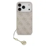 Zadní kryt Guess 4G Charm pro Apple iPhone 17 Pro, tone on tone pink