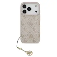 Zadní kryt Guess 4G Charm pro Apple iPhone 17 Pro, tone on tone pink