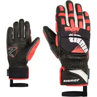 Ziener LONOS-Z RACE AS PR JUNIOR Dětské lyžařské rukavice, černá, velikost