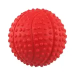 Dog Fantasy Hračka míček basketbal s bodlinami pískací mix barev 5,5 cm