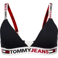 Tommy Hilfiger TOMMY JEANS ID-UNLINED TRIANGLE Dámská podprsenka, tmavě modrá, velikost