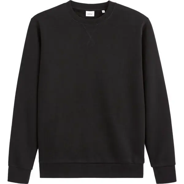 CELIO VESEVEN Pánská mikina, černá, velikost