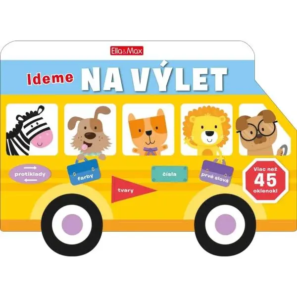 ELLA & MAX IDEME NA VÝLET Obrázková školička pre najmenších, mix, veľkosť