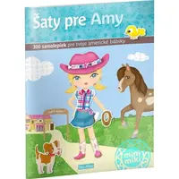 ELLA & MAX ŠATY PRE AMY Kniha samolepiek, mix, veľkosť