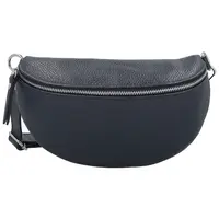 Dámska kožená ľadvinka tmavo modrá - Delami Vera Pelle Gianni