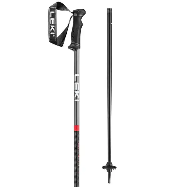 Leki QNTM Sjezdové hole, černá, velikost