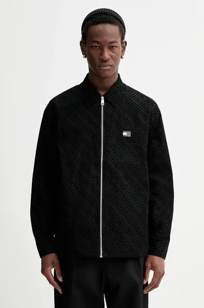 Bunda Tommy Jeans černá barva, přechodná, DM0DM22263