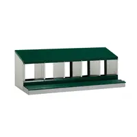 Snáškové hnízdo GAUN pro 5 nosnic - kovová snášedla - 10194