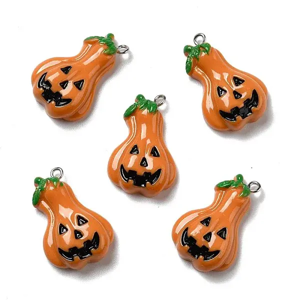 Halloween Opaque Resin Pendants