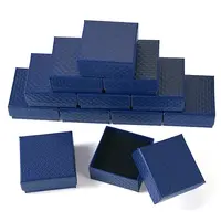 Rhombus Textured Cardboard Gift Storage Boxes
