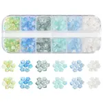 420Pcs 6 Colors Frosted Transparent Acrylic Beads