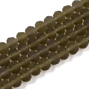Transparent Glass Beads Strands