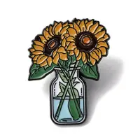 Sunflower Enamel Pins