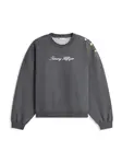 TOMMY HILFIGER Mikina  tmavosivá / biela