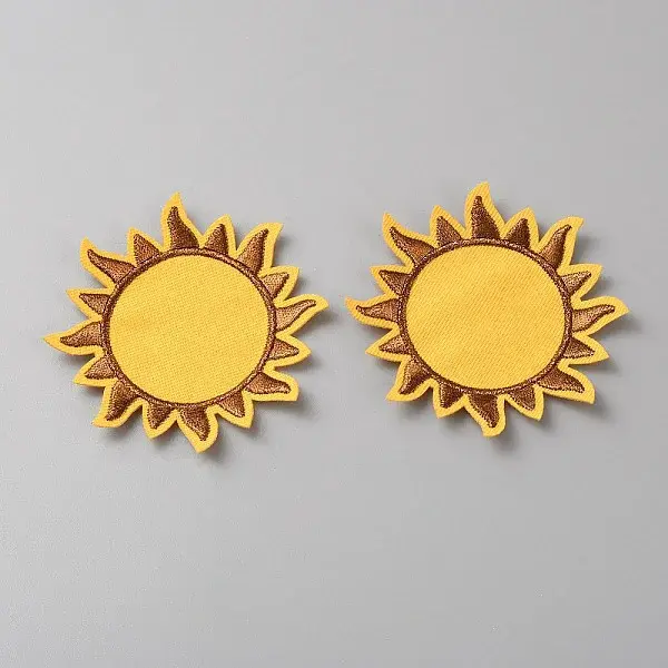 Sun Polyester Cloth Embroidery Sew on Appliques