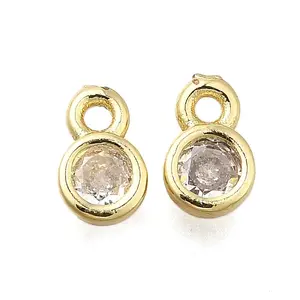 Brass Rhinestone Pendants