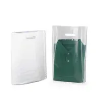 200 x Igelitové tašky s úchyty, 300x400x80mm, průhledná | RAJA®