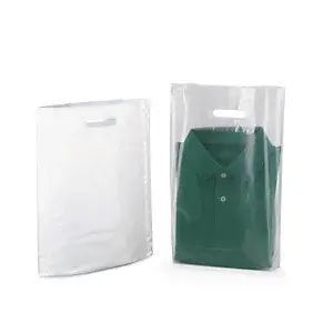 200 x Igelitové tašky s úchyty, 300x400x80mm, průhledná | RAJA®