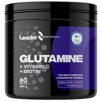 LEADER Glutamine + Vitamin C + Biotin - 300g