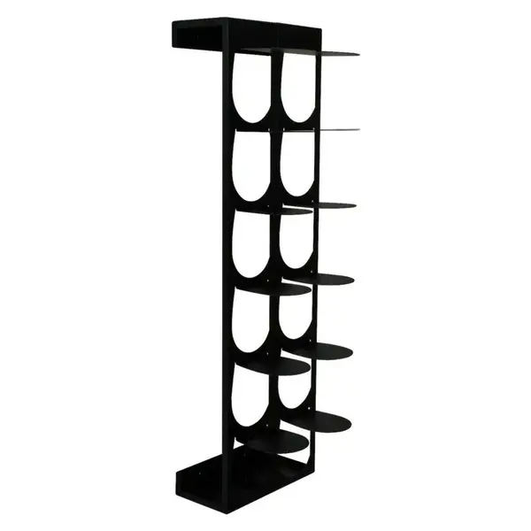 Carryhome REGÁL NA BOTY, černá, 30/100/30 cm