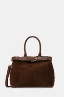 Semišová kabelka Answear.LAB hnědá barva