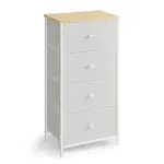 KOMODA, bílá, barvy dubu, 45/91,7/30 cm