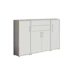 MID.YOU SKŘÍŇ NA ŠANONY, šedá, bílá, 172,6/113,6/33 cm