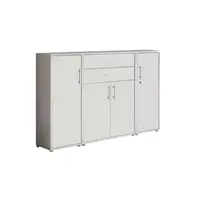 MID.YOU SKŘÍŇ NA ŠANONY, šedá, bílá, 172,6/113,6/33 cm