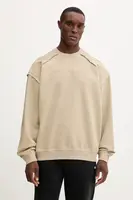 Bavlněná mikina Guess LASI pánská, zelená barva, s aplikací, Z5BQ09 KCE91