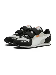 PUMA Tenisky 'Cabana Racer'  dymovo šedá / mandarínková / čierna / biela