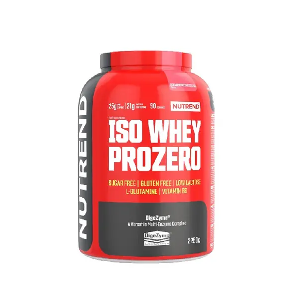 Nutrend Iso Whey Prozero jahodový cheesecake 2250 g