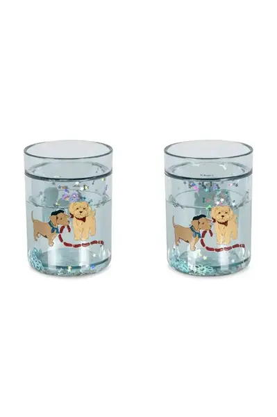 Sada hrnků Konges Sløjd 2 PACK GLITTER CUPS 2-pack