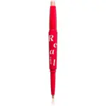 espoir Real Eye Dual Stick dlhotrvajúce očné tiene v ceruzke s rozjasňovačom odtieň 02 Peach Beam 0.5 g