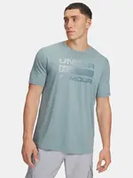 Men's Under Armour UA TEAM ISSUE WORDMARK SS-GRN - Men's T-Shirt