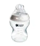 Tommee Tippee Natural Start Samosterilizační kojenecká láhev s Anti-Colic savičkou Pomalý průtok 0m+ 260 ml 1 ks čirá