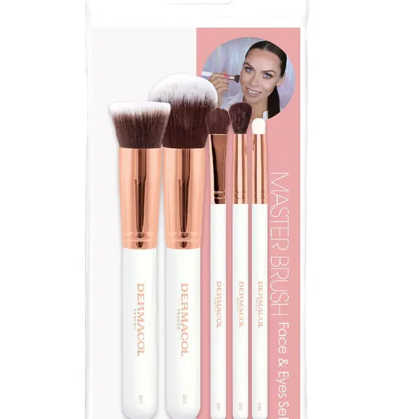 Dermacol Sada kosmetických štětců s pouzdrem 5 ks