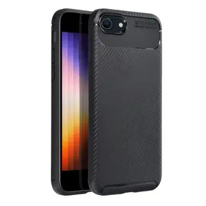 Zadní kryt Case CARBON PREMIUM pro Apple iPhone 7 / 8 / SE 2020 / SE 2022, černá