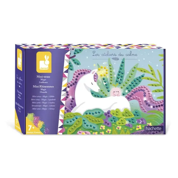 Detský ateliér midi - mini štrasové kamienky - kúzelníci a jednorožce