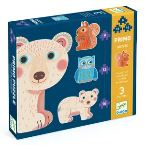 Prvé puzzle – V lese – 9, 12, 16 ks