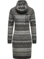 Ragwear Šaty 'Chlloe Youmodo'  sivá / čierna / biela