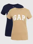 GAP  Dámske Tričko s logom , 2 ks 548683-01 Veľkosť: S