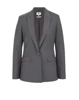 WE Fashion Blejzer  sivá / tmavosivá