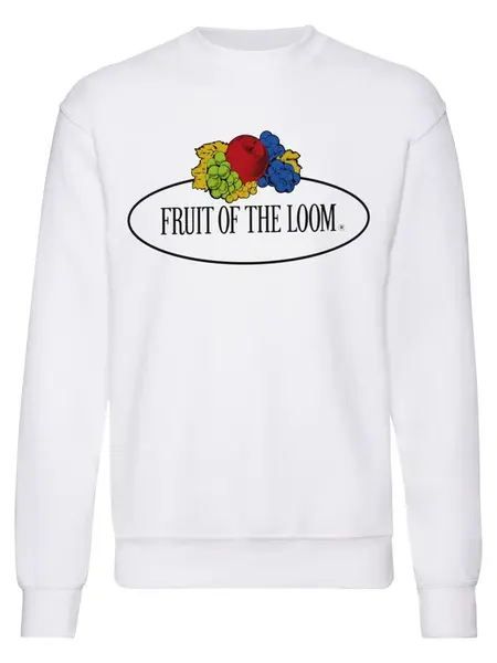 Men's Vintage Set in Sweat Sweatshirt with a large Fruit of the Loom logo