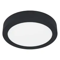 Eglo Fueva stropné svetlo do kúpeľne oceľ čierna 900637